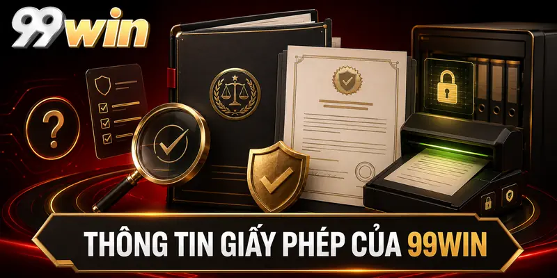 Thông tin giấy phép của 99WIN